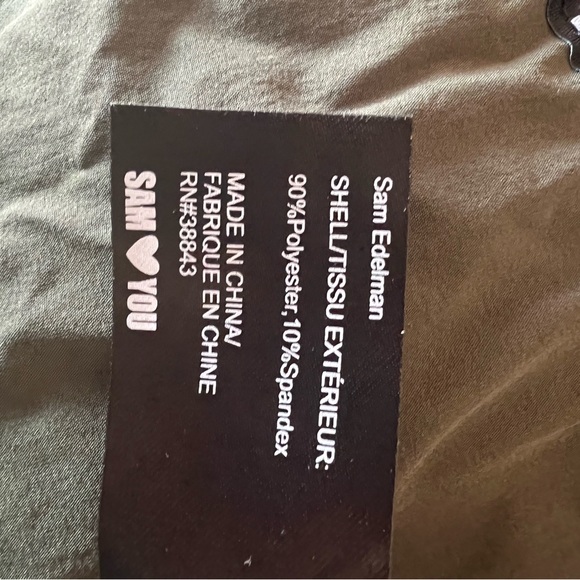 Sam Edelman rain jacket. Olive green. - Picture 6 of 7